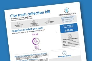 Sample Trash Bill